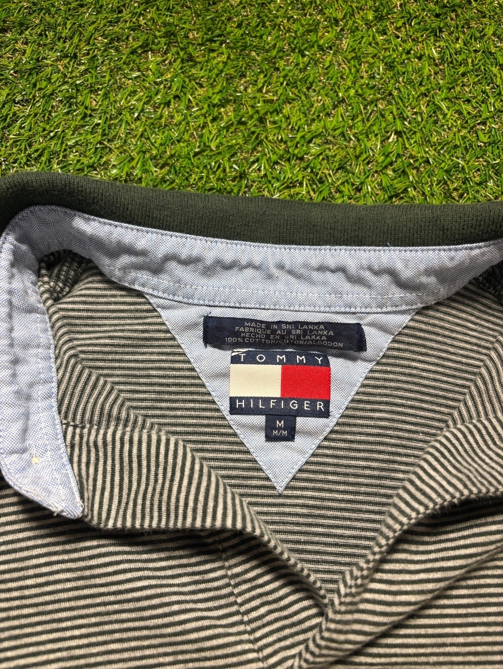 2000s Tommy Hilfiger long sleeve polo shirt